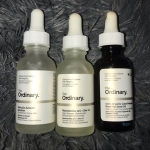 The Ordinary skin care products